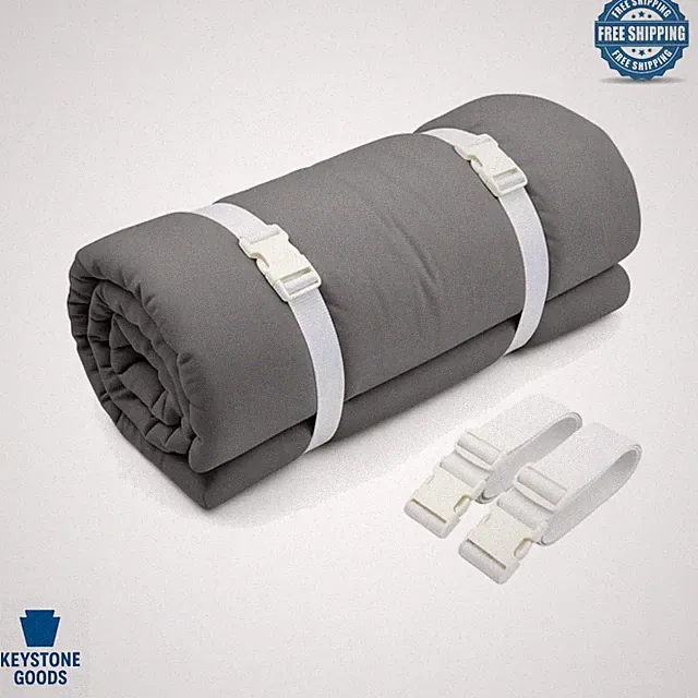 60-Inch Adjustable Mattress Packing Straps with Buckles (2-Pack)