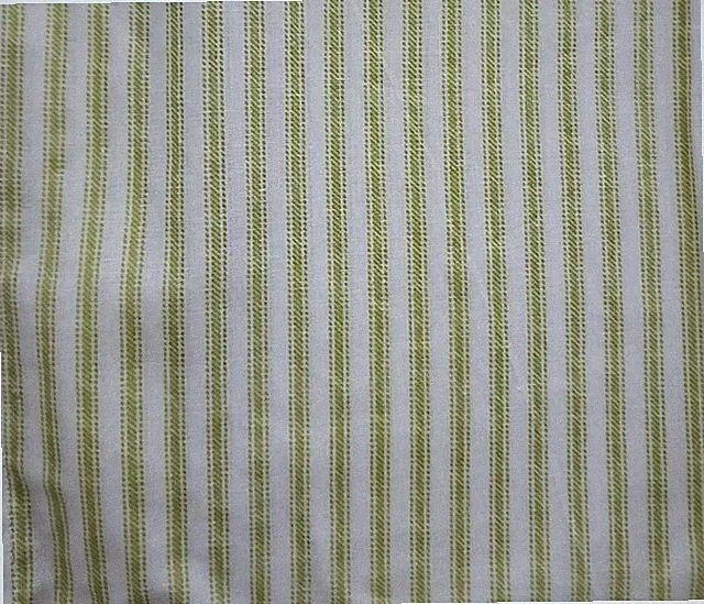 C&F Enterprises ~ 39" x 76" TWIN Size ~ Green & White ~ Dust Ruffle ~ Bed Skirt