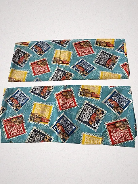 Cars McQueen Standard Handmade Pillowcases Set Of 2 Aqua Colorful