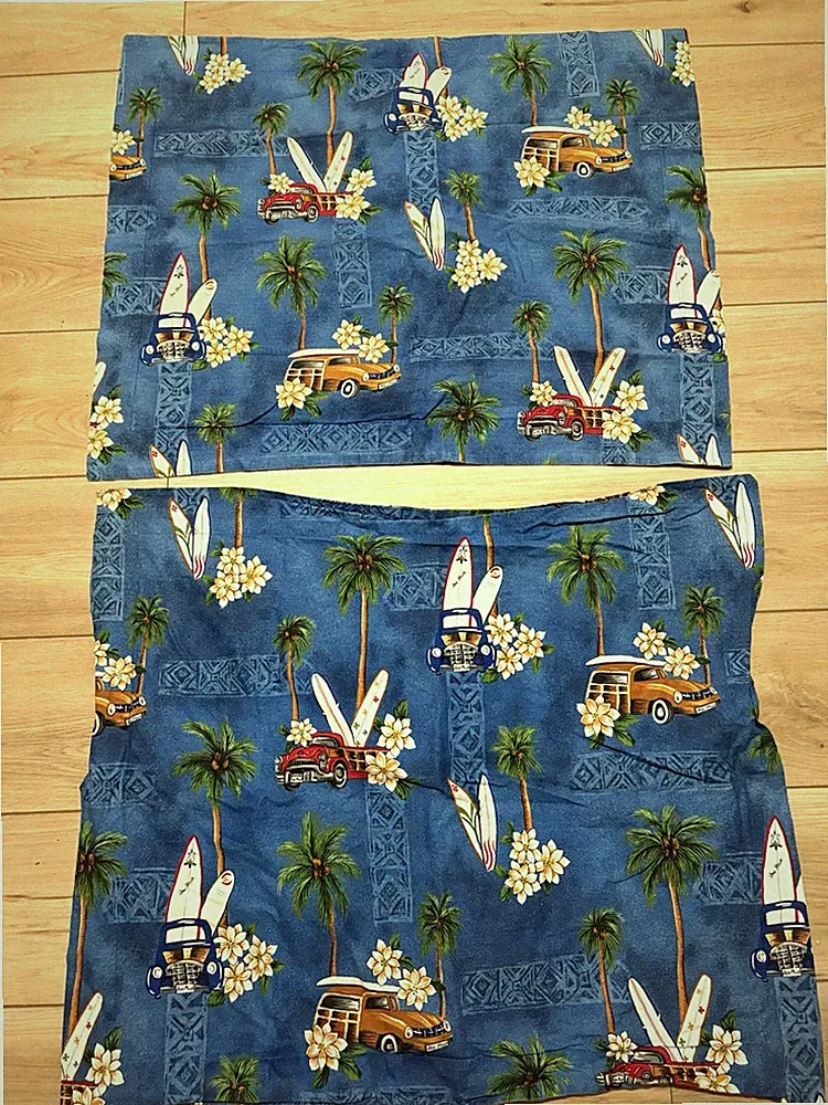 Dean Miller Surf Bedding standard Pillow shams 2pc Set Vintage Car
