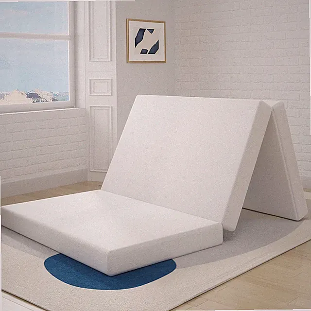 Folding Mattress Topper, 4 Inch Trifold Mattress, Full Size Folding Mattress...