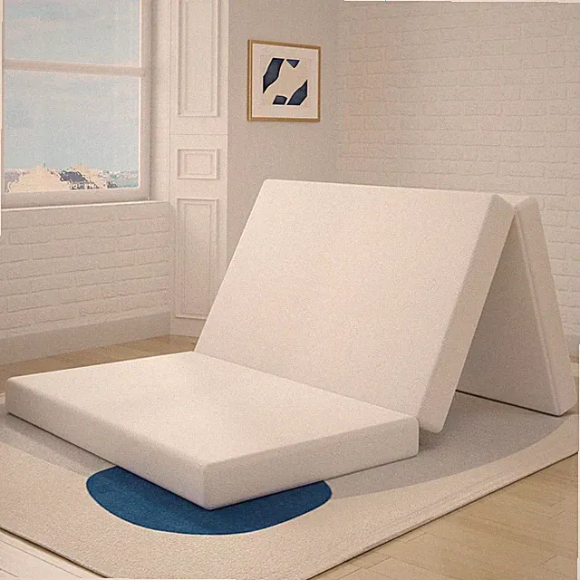 Folding Mattress Topper, 4 Inch Trifold Mattress, Queen Size Folding Mattress...