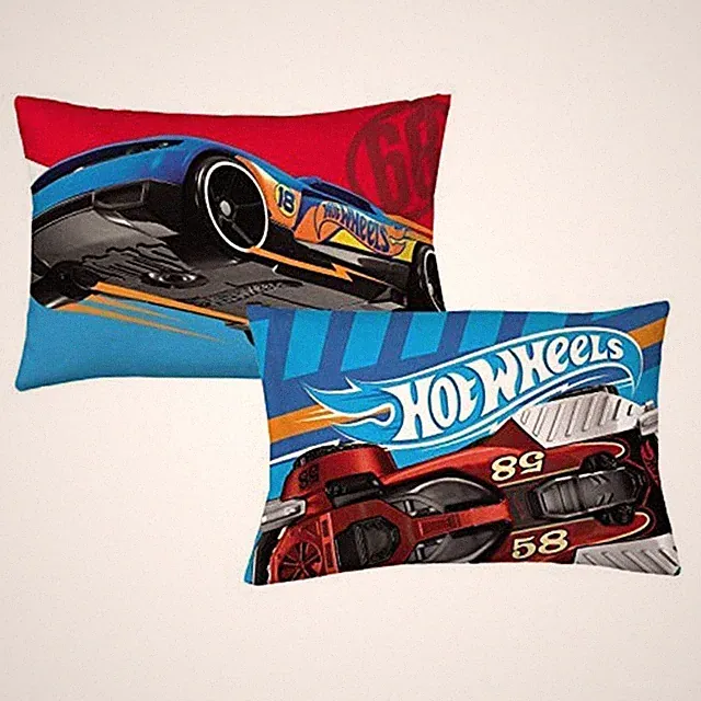 Hot Wheels Pillowcase Fast Pace Reversible Pillowcase for Kids - 20 X 30 Inch...