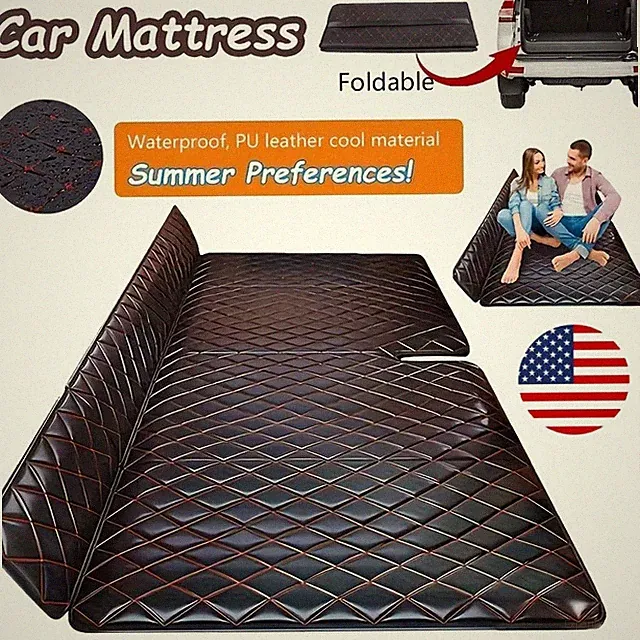 Non Inflatable Car Mattress Folding SUV Portable Camping Sleeping Backseat Bed