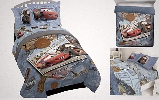 NWT Disney PIXAR Cars Tune Up 7 Pc Comforter Sheet Set
