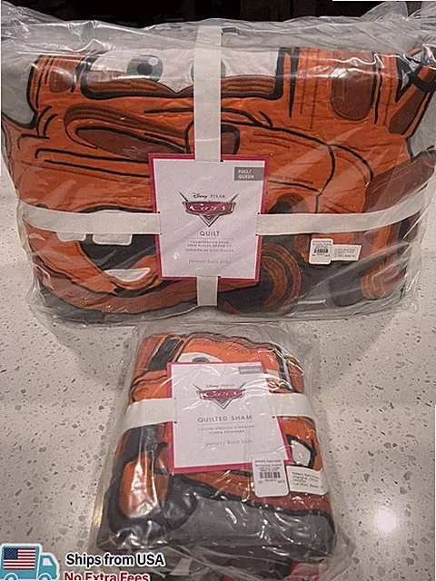 Pottery Barn Kids Disney and Pixar Cars Quilt